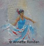 Annette Rondan peintre célèbre pour ses Huiles sur toile