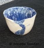 Annette Rondan créateur de poteries artiste français de Bols - Vasques