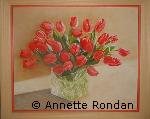 Annette Rondan peintre connue pour ses Huiles sur toileartiste français de Fleurs