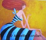Annette Rondan peintre reconnue pour ses Huiles sur toilespécialisée en Abstrait
