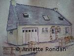 Annette Rondan peintre reconnue pour ses Aquarellesartiste français de Vieilles pierres et habitations