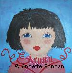Annette Rondan a aussi crée Anaëlle (Galerie Peintures - Huiles sur toile - Sujets enfants) dans Galerie Peintures - Huiles sur toile - Sujets enfants