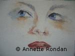 Annette Rondan peintre spécialisée en Aquarellesartiste français de Personnages