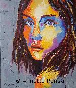 Annette Rondan peintre reconnue pour ses Huiles sur toilespécialisée en Portraits