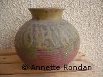 Annette Rondan a aussi crée Vase roux (Poteries - Décoration) dans Poteries - Décoration