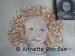 Annette Rondan peintre artiste français de Aquarellesreconnue pour ses Portraits